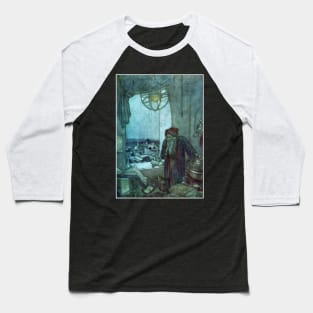 The Tower of Darkness - Edmund Dulac Baseball T-Shirt